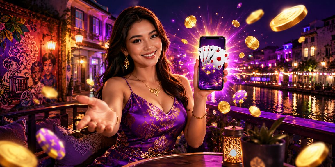 Pemain kad di Pulau Pinang menikmati permainan kasino langsung baccarat melalui platform dalam talian